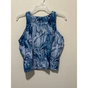 Women’s Victoria Secret On Point Racerback Tank Built in Bra Workout Training XL